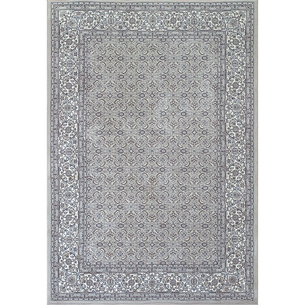 Dynamic Rugs 57011-9666 Ancient Garden 6.7 Ft. X 9.6 Ft. Rectangle Rug in Soft Grey/Cream